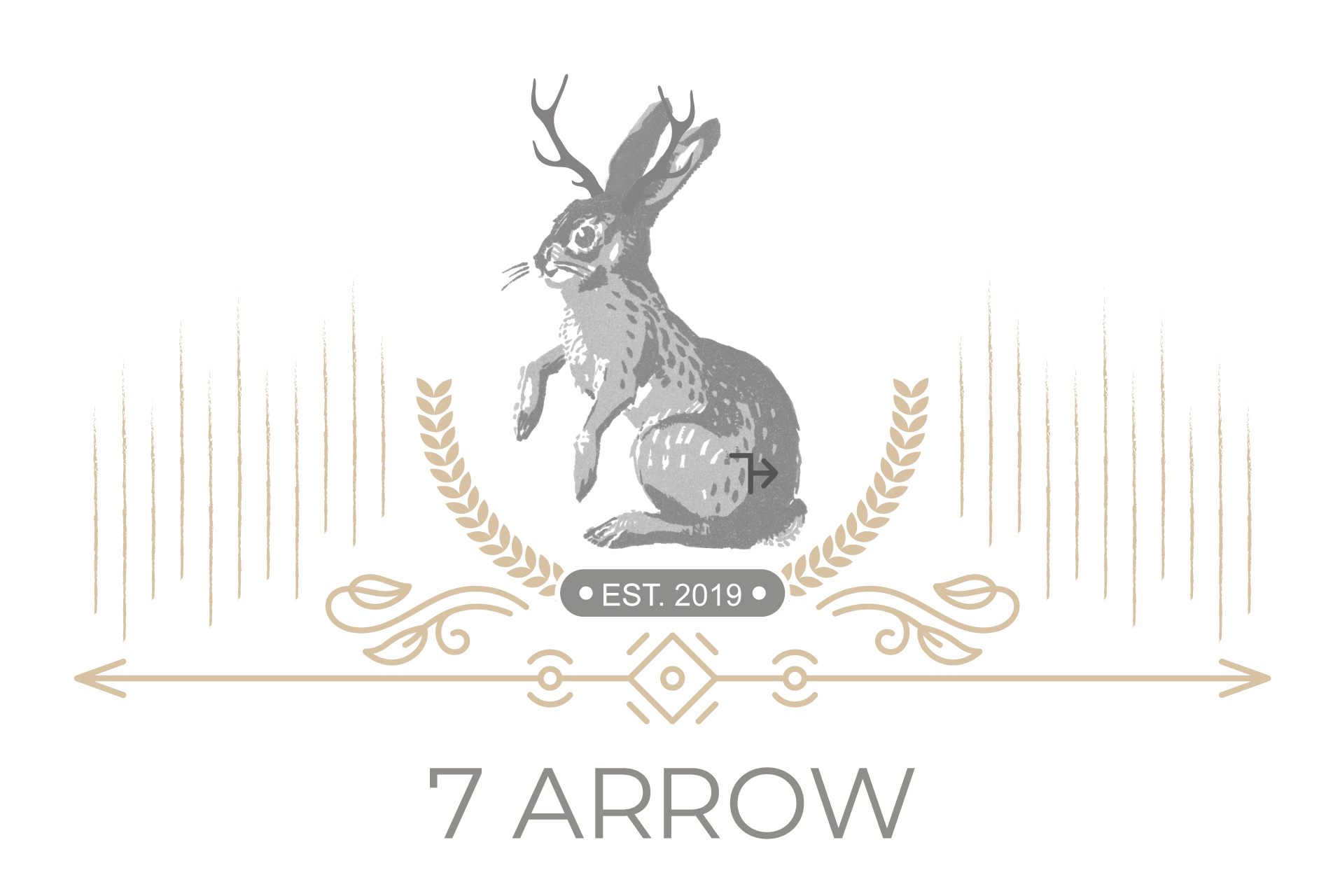 7 Arrow Jackalope Logo